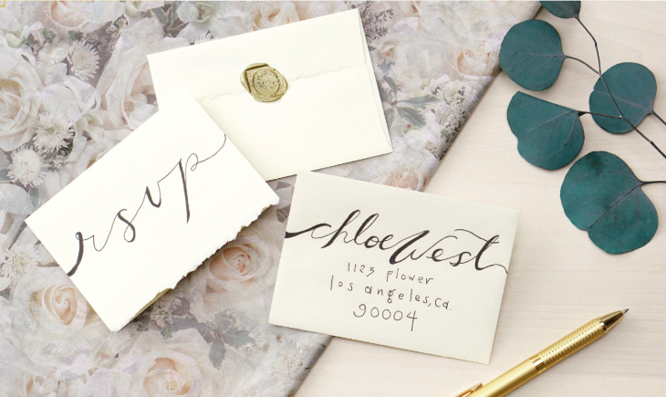 Faux Calligraphy Tutorial For A DIY Wedding Image